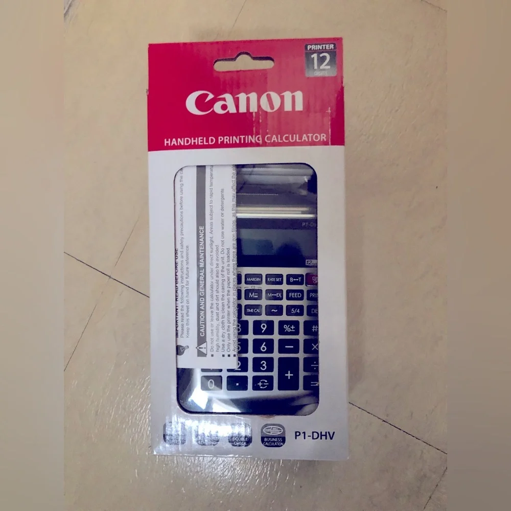 New Canon Handheld Printing Calculator